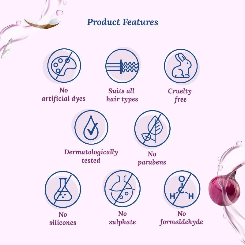 Parachute Advansed Onion Hair Oil for Hair Growth and Hair Fall Control with Coconut Oil, 200 ml-6.webp